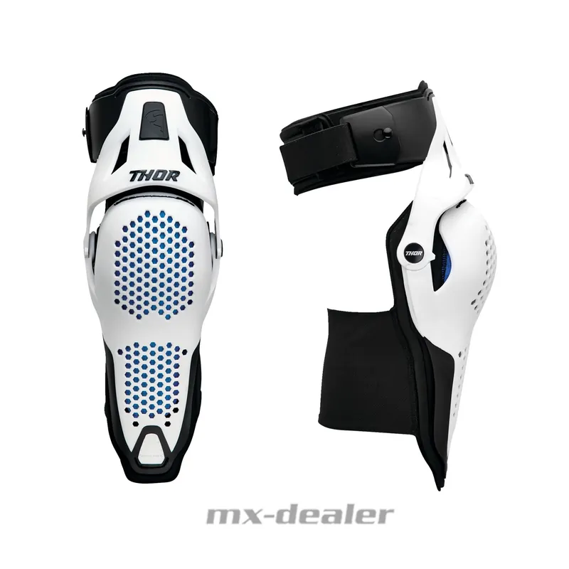 Thor MX Knieschützer Kneeguard Sentinel Weiß Motocross Enduro Supermoto Highlight