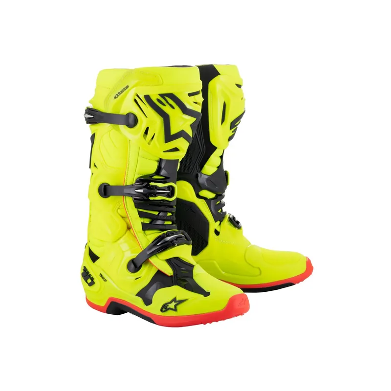 Stiefel TECH 10 YLW/BK/RD 8 Bestpreis