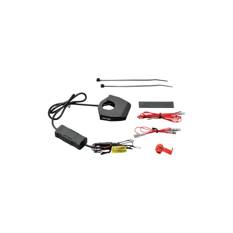 Kracherpreis DAYTONA Stromversorgung USB SLIM 2x USB f. Motorrad Lenker