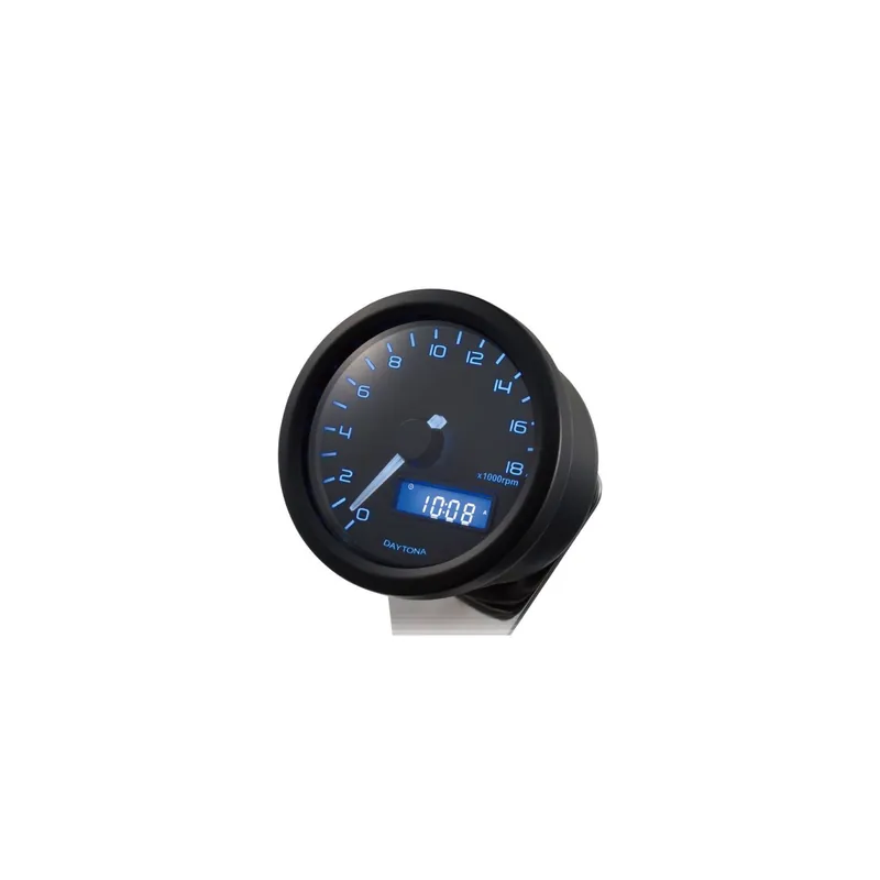 DAYTONA "VELONA60" Drehzahlmesser 18000 RPM, blaue LED, schwarz Bestpreis