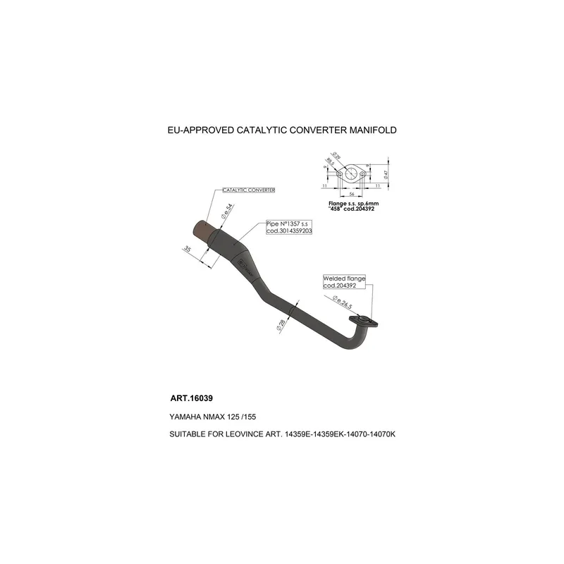 Sichere Zahlung LEOVINCE - Catalytic Converter