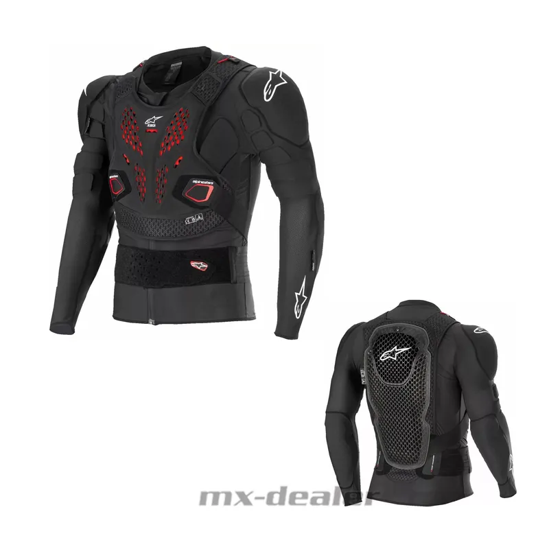 Geprüft Alpinestars Protektorenjacke Bionic Pro V3 Plasma Schwarz Safety Jacke XXL