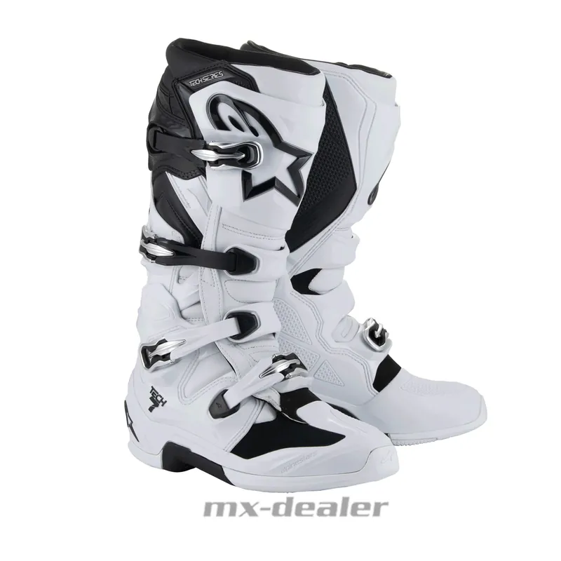 Neue Kollektion Alpinestars Tech 7 EVO Weiß Schwarz Stiefel MX Motocross Enduro Cross Stiefel US 13 / EU 48