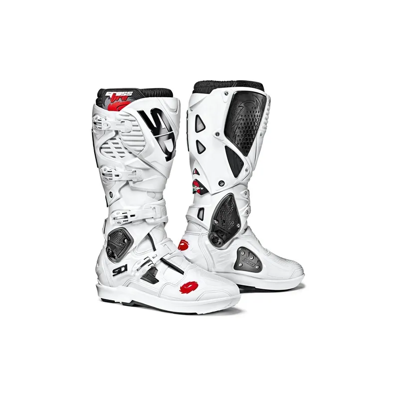 SIDI Crossfire 3 SRS Motocross MX Stiefel Crossstiefel Weiß Enduro 42 Beliebt