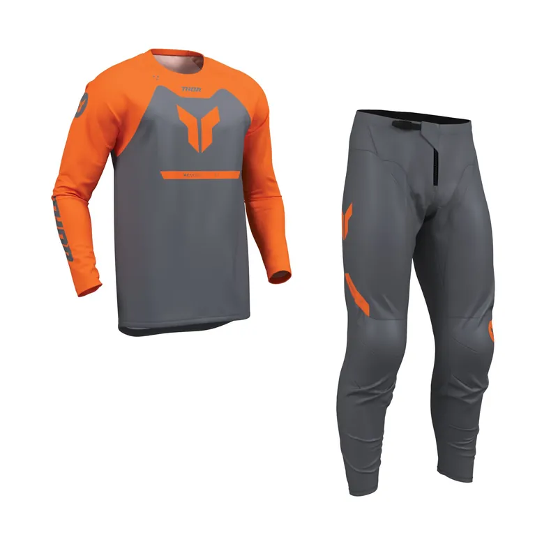 Thor MX Ridemode Menace Orange Cross Jersey Hose Combo Motocross Enduro Quad US 36 / EU 52 XXXL Jetzt Kaufen