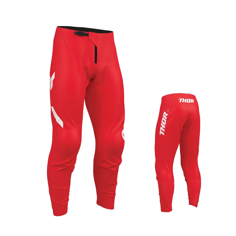 Thor MX Kinder Youth Crosshose Ridemode Menace Rot Motocross Hose US 26 / EU 140 Saisonangebot