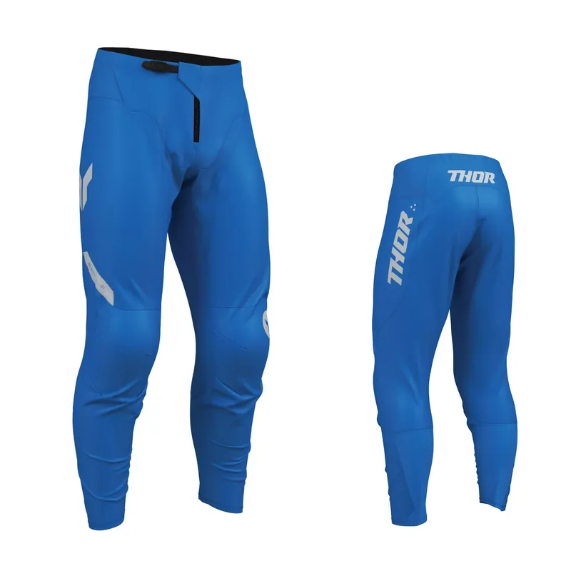 Preisknaller Thor MX Kinder Youth Crosshose Ridemode Menace Blau Motocross Hose