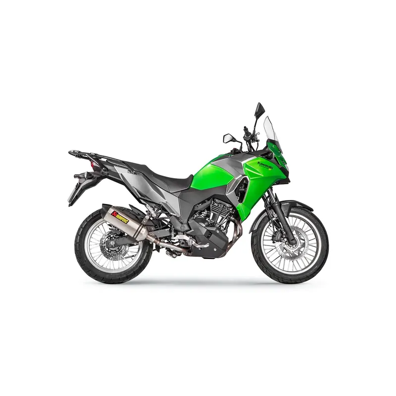 Zertifiziert Akrapovic Slip-On Line Titan Endschalldämpfer f. KAWASAKI KLE 300 -19 mit ABE