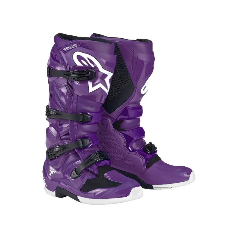 Preisknaller Alpinestars Tech 7 EVO Lila Stiefel MX Motocross Enduro Cross US 9 / EU 43