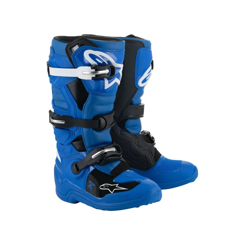 Alpinestars Kinder Tech 7s Motocross Stiefel Blau cross Preisreduziert