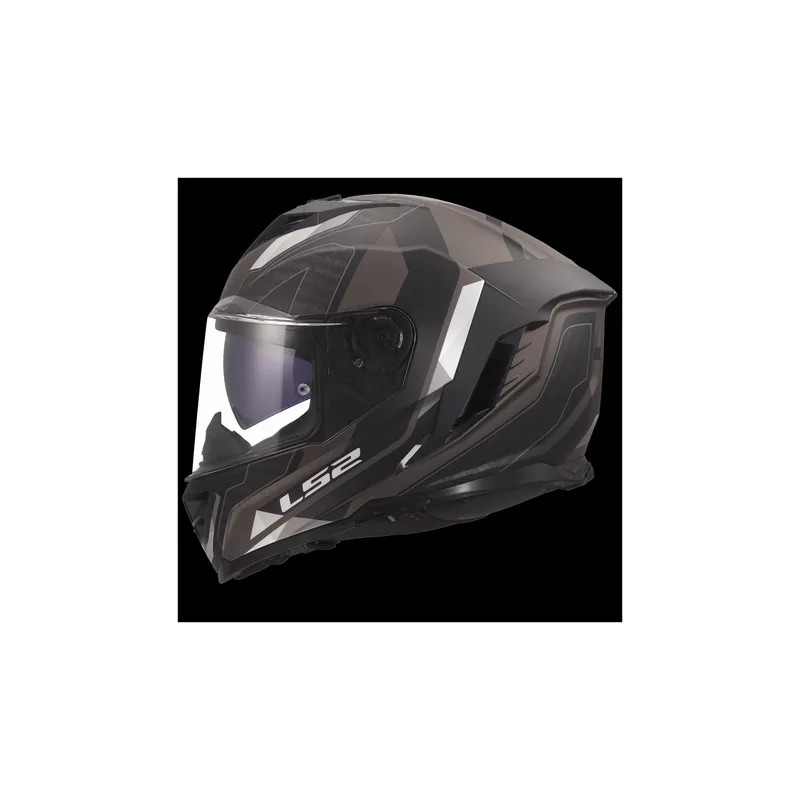 LS2 Integralhelm Storm III Sporty Matt Schwarz Grau Motorrad Helm FF818 Sonnenblende XXL (63-64cm) Billig