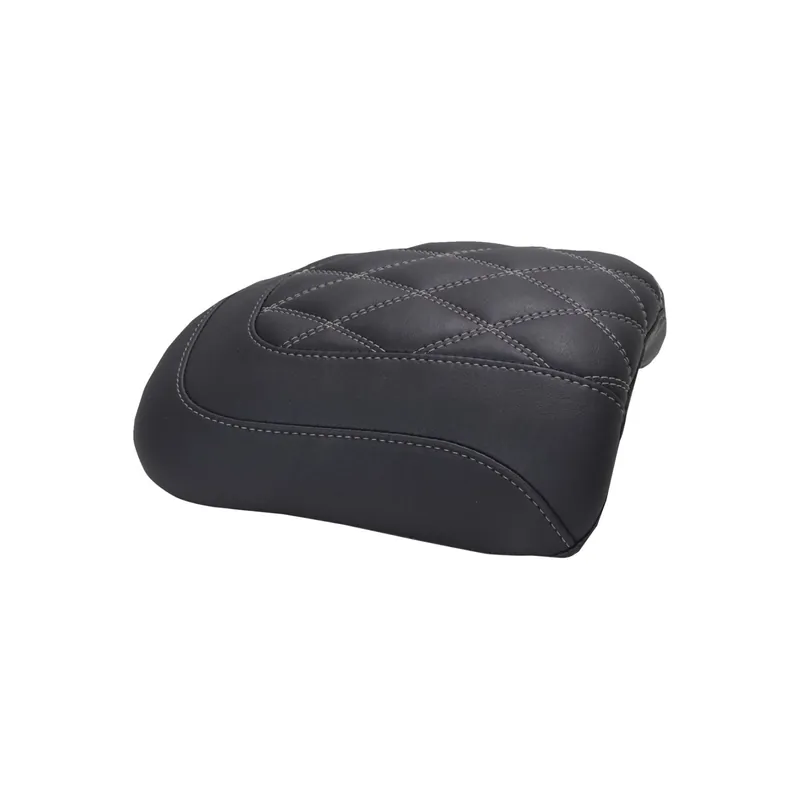 Markenware Mustang Soziusabdeckung Diamond graue Naht f. Harley Touring 23–26