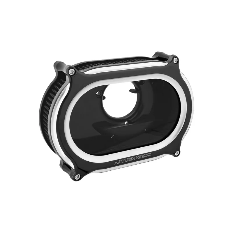Super-Preis Arlen Ness Luftfilter Kit Method Stage 2 schw./silb. f. Harley Touring 24–25