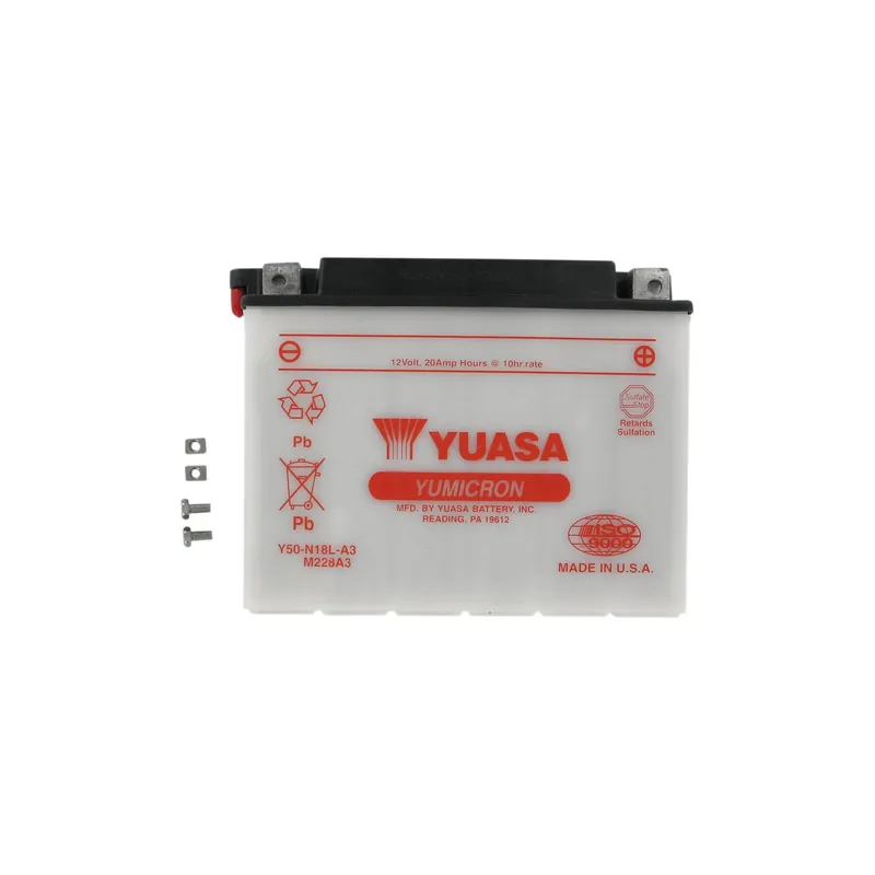 Yuasa Motorradbatterie Yumicron 12V Y50-N18L-A3 20AH 240A Blei-Säure trocken Günstig
