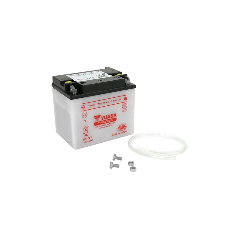 Solange Der Vorrat Reicht Yuasa Motorradbatterie Yumicron 12V YB7C-A 8AH 75A Blei-Säure trocken