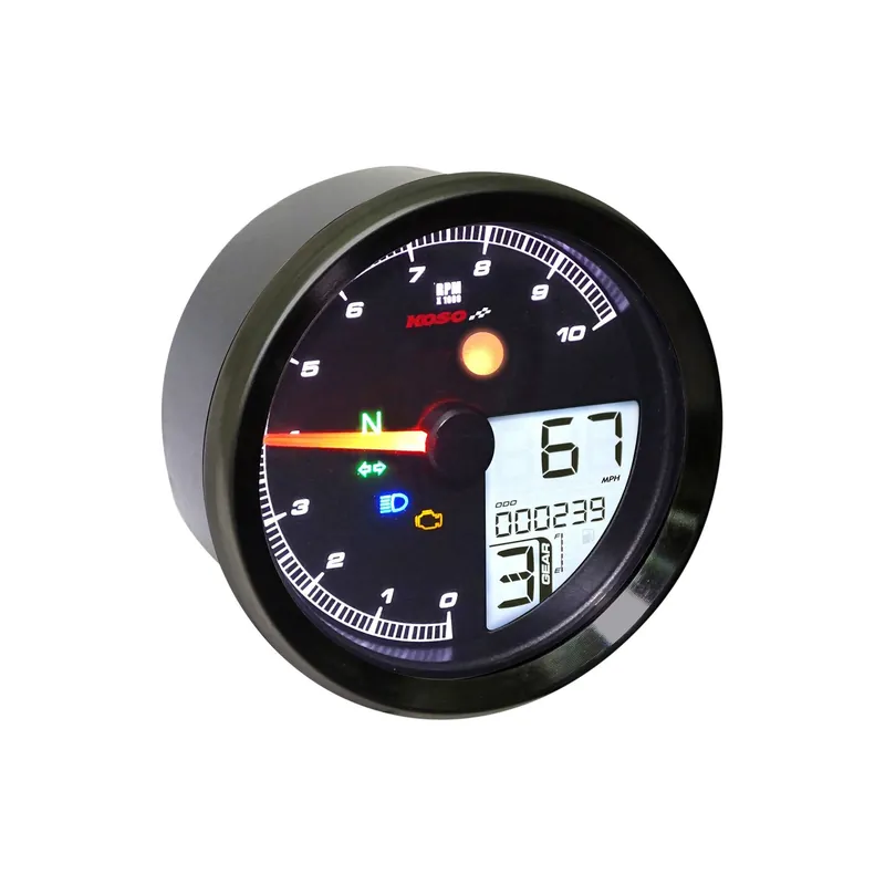 KOSO Multifunktionsanzeige TNT-04 mit ABE Ø 83,8 mm Bestpreis