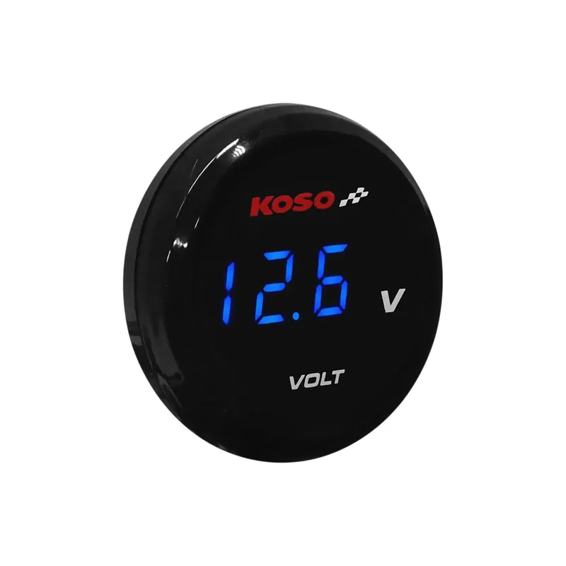 KOSO I-Gear Voltmeter universal Motorrad Ø 39,9 mm Neuheit