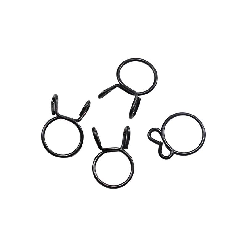 Highlight All Balls Nachfüll-Klemmensatz Kraftstoffleitung 15.2mm Schwarz 4er-Pack