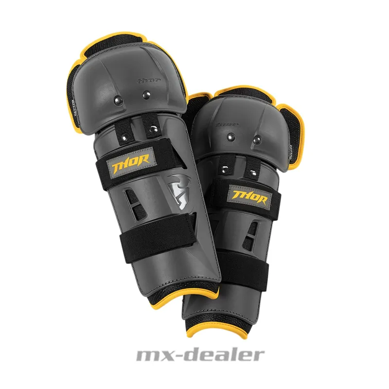 Thor Sector GP MX Knieschützer Motocross Knie Cups Schützer Grau Markenware