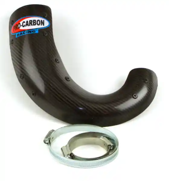 Günstig Carbon Krümmerschutz Yamaha YZ 125 02-26