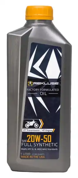 Nur Für Kurze Zeit Rekluse Factory Formulated Öl 20W-50 für 2-Takt-Getriebe / 4-Takt-Motor - 1 Liter