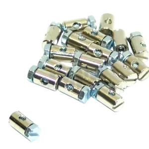 Günstig 2 X Nippel Schraubnippel Klemmnippel Bowdenzug Seilzug 6 x 9 mm