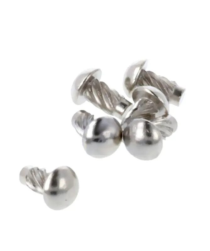 Letzte Chance 2 x Halbrundkerbnagel 1,5 x 4,2 mm Kerbniete Kerbnagel vernickelt