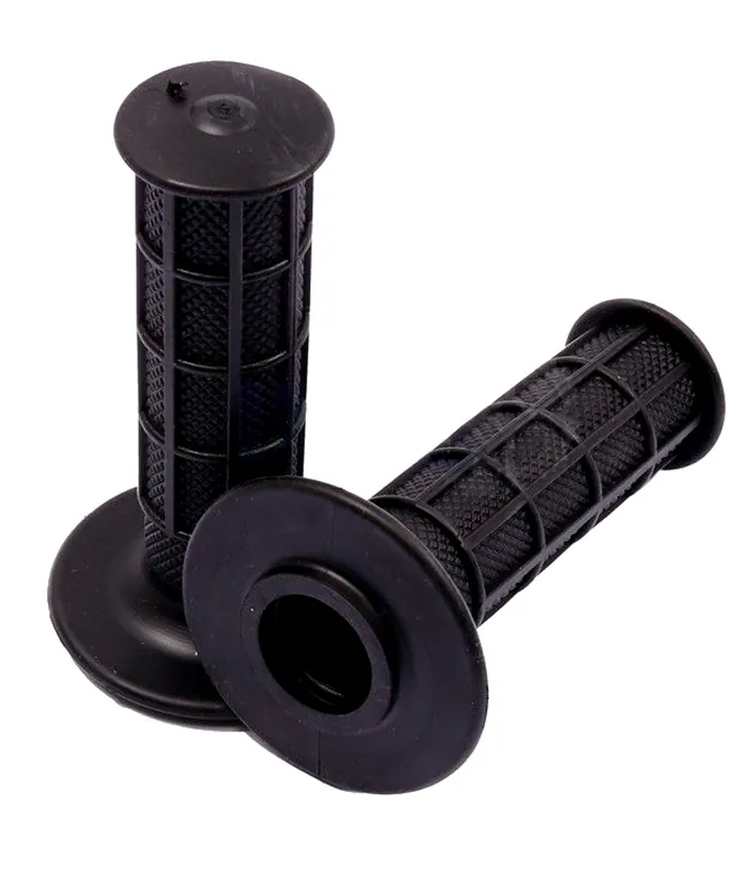 Lenkergriffe Cross Silikon/Gummi Griffe schwarz extreme griffig Moped Enduro 22 + 24 mm Letzte Chance
