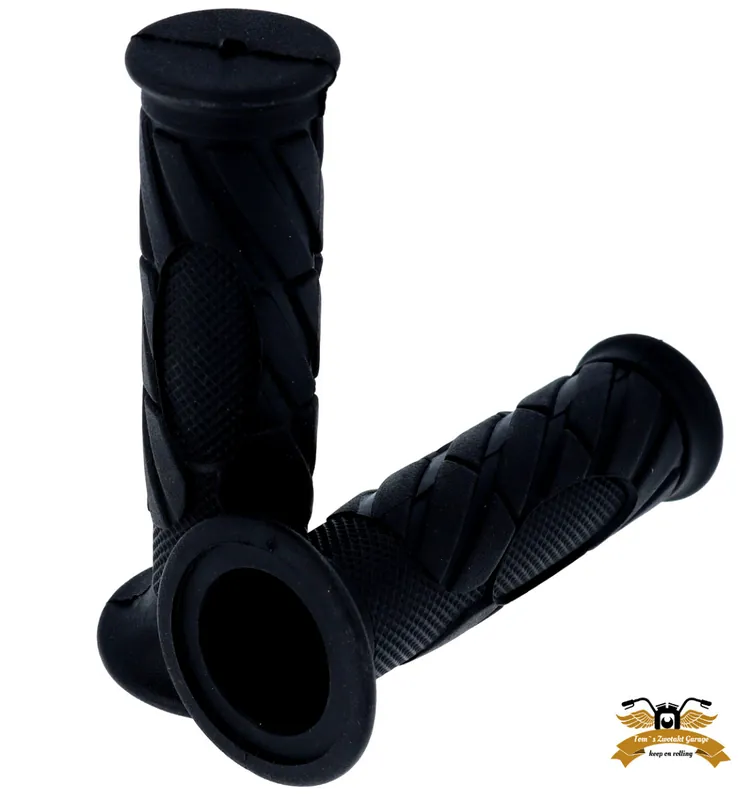 Abverkauf Lenkergriffe Gummi schwarz "Street" 22 / 24 mm 122 mm lang Griffe
