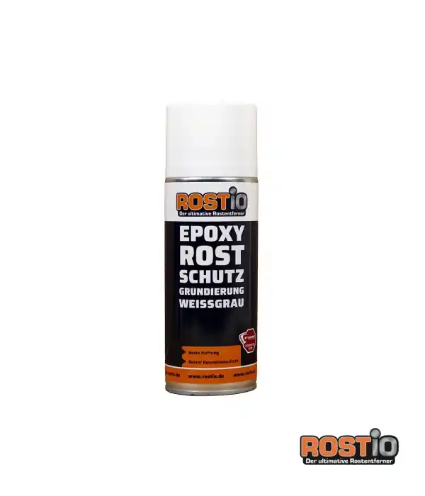 Epoxy Rostschutz Spray von Rostio weiß-grau 400ml Versand Am Gleichen Tag