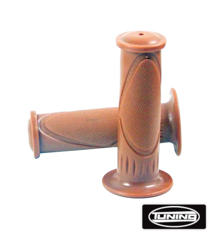 Preisreduziert Ciao Lenkergriffe PVC mittelbraun Retro Klassik Tuning 22 / 24 mm - 115 mm