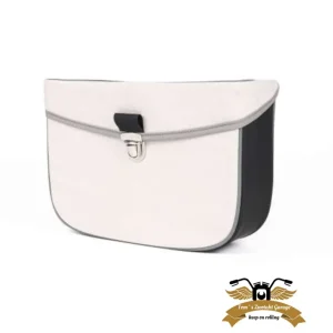 Satteltasche Piaggio Ciao hellgrau 305 x 220 x 90 mm mit Halterung Top-Seller