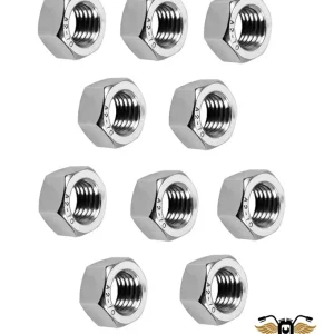Versand Am Gleichen Tag 4 x Sechskantmutter M2,5 Edelstahl DIN 934 A2 V2A rostfrei Moped Mofa Mokick