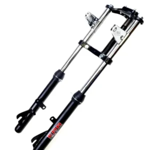 Teleskopgabel Gabel Telegabel chrom / schwarz Piaggio Bravo -EBR- Solange Der Vorrat Reicht