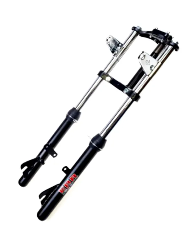 Teleskopgabel Gabel Telegabel chrom / schwarz Piaggio Bravo -EBR- Solange Der Vorrat Reicht