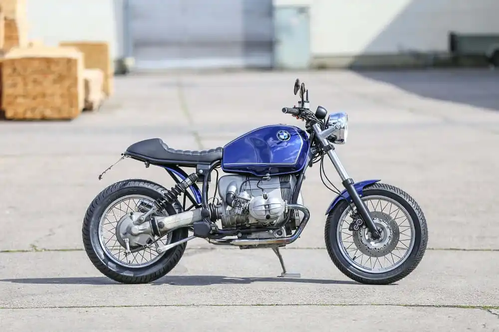 BMW R100 R Cafe Racer Umbau blue Schnäppchen