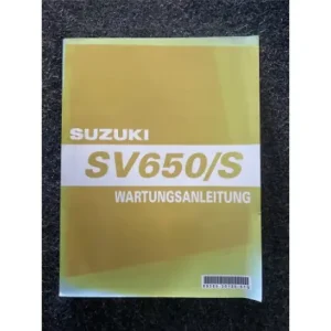 Suzuki Wartungsanleitung SV650/S Geprüft