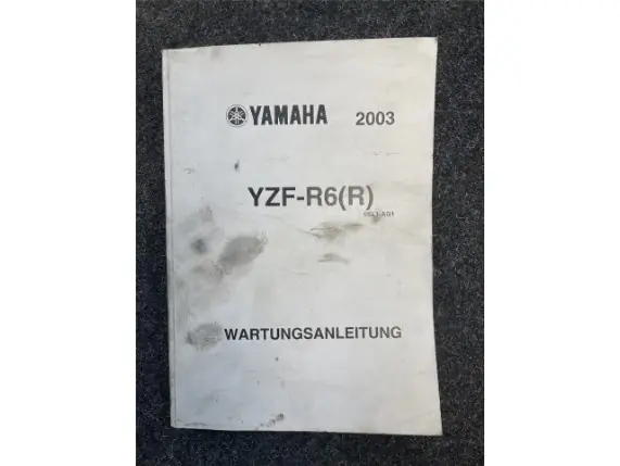 Must-Have Yamaha Wartungsanleitung YZF-R6 2003